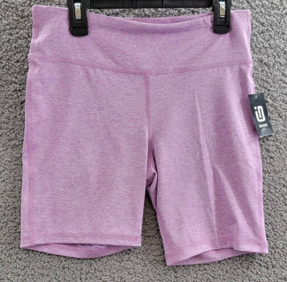 ID Ideology Core Biker Short Big Girls XL Violet Tulle Elastic Waistband Pull-On