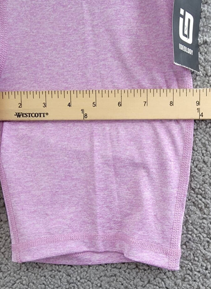 ID Ideology Core Biker Short Big Girls XL Violet Tulle Elastic Waistband Pull-On