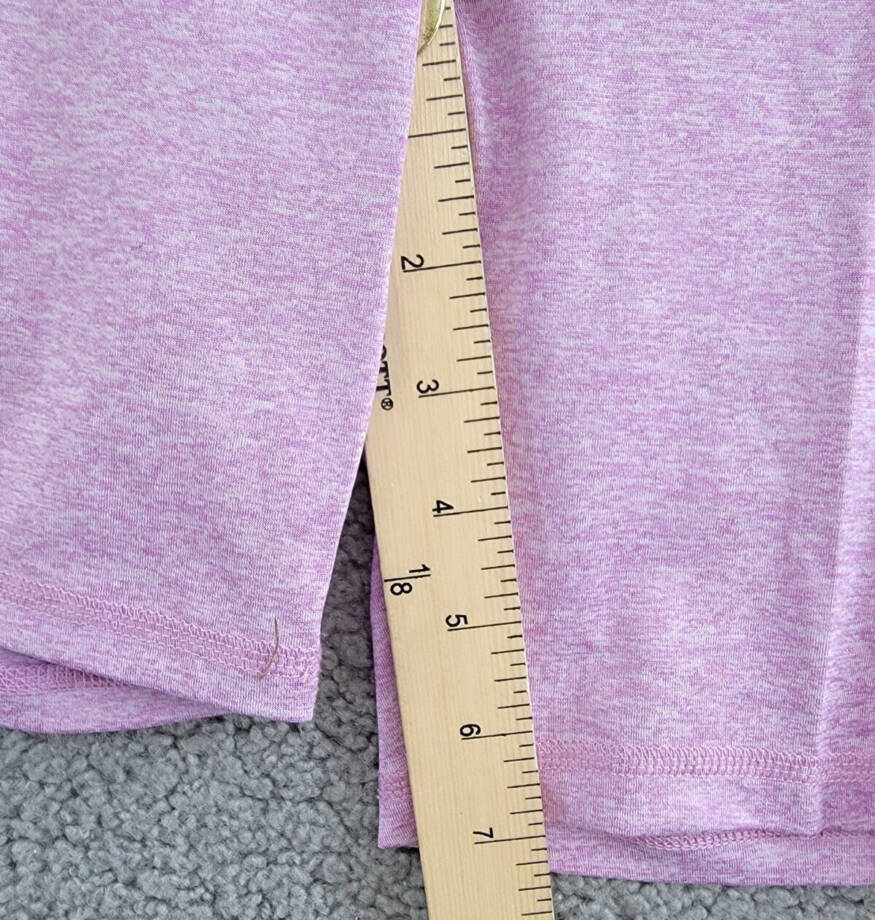 ID Ideology Core Biker Short Big Girls XL Violet Tulle Elastic Waistband Pull-On
