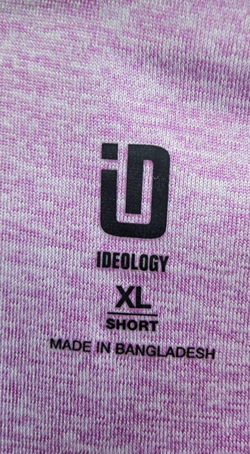 ID Ideology Core Biker Short Big Girls XL Violet Tulle Elastic Waistband Pull-On