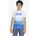 Levi's Lazy Gradient Short Sleeve T-Shirt Toddler Boys 4T White/Blue Pullover