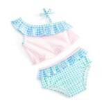 First Impressions Floaty Ruffle Swimsuit Set Baby Girls 18Months Multicolor 2-Pc