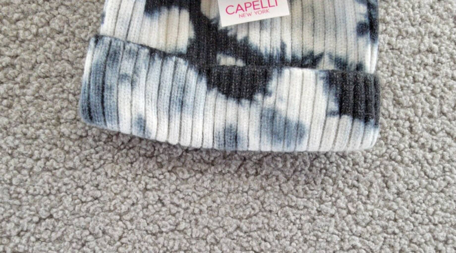 Capelli New York Tie Dyed Hat & Gloves Set Girls' S/M Black Combo Pull On