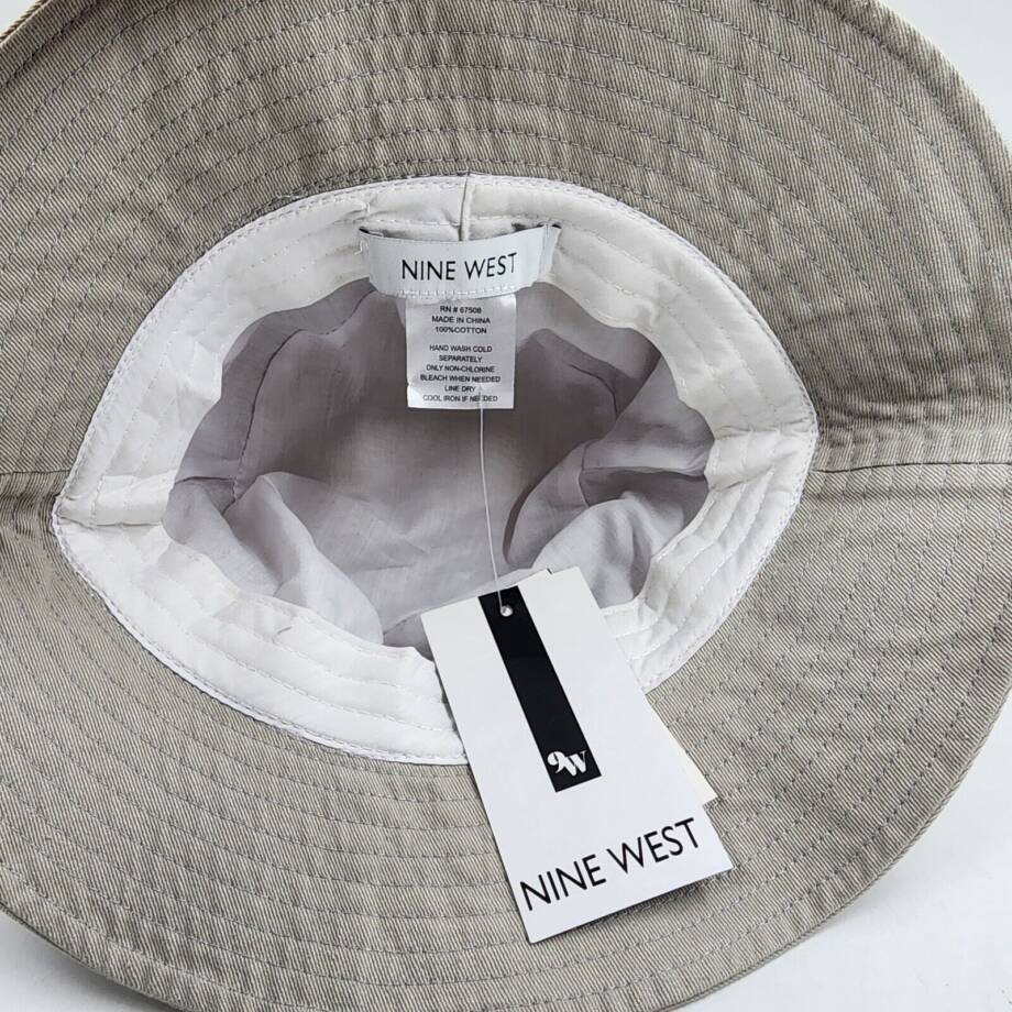 Nine West Packable Bucket Hat Unisex Adults One Size Grey