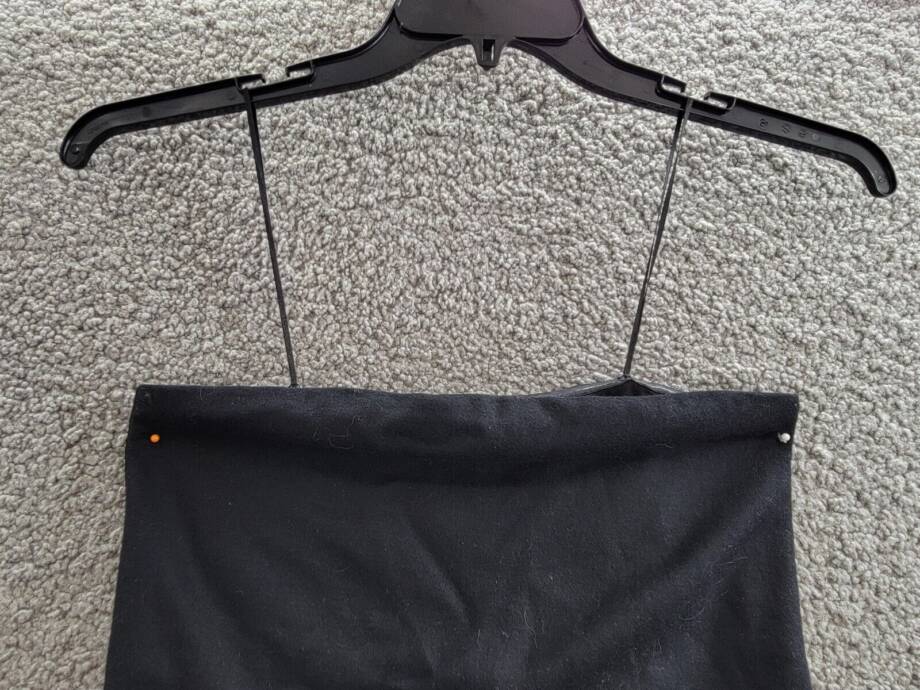 Vince Wool-Blend Strapless Top Women's XS Black Sleeveless Zipper Closure