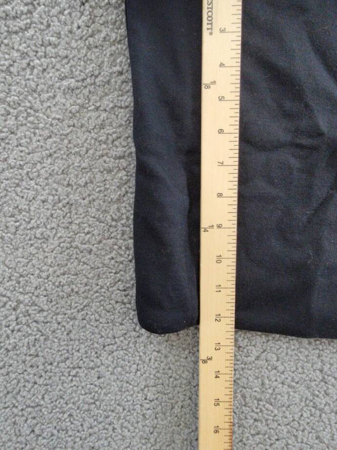 Vince Wool-Blend Strapless Top Women's XS Black Sleeveless Zipper Closure