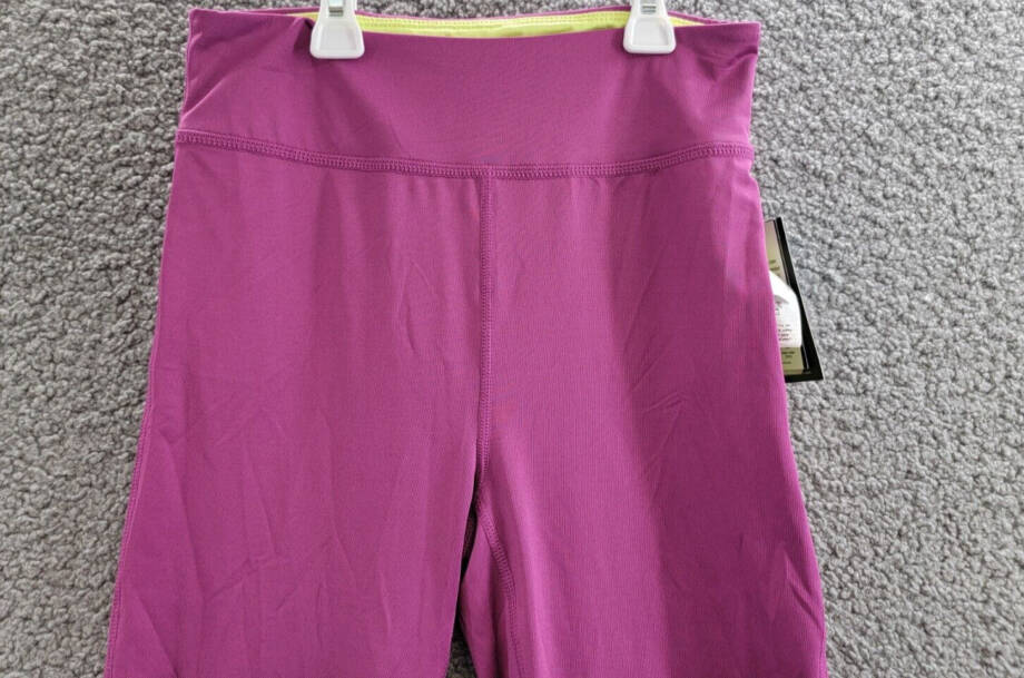 ID Ideology Colorblocked Mesh 7/8 Leggings With Scrunchy Big Girls L Berry Frost