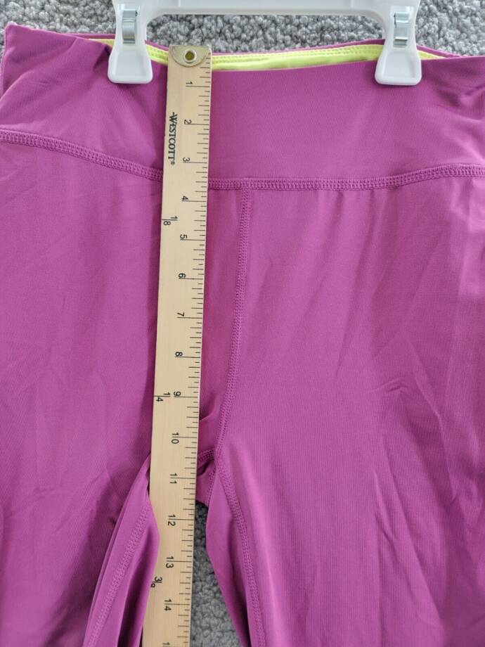 ID Ideology Colorblocked Mesh 7/8 Leggings With Scrunchy Big Girls L Berry Frost