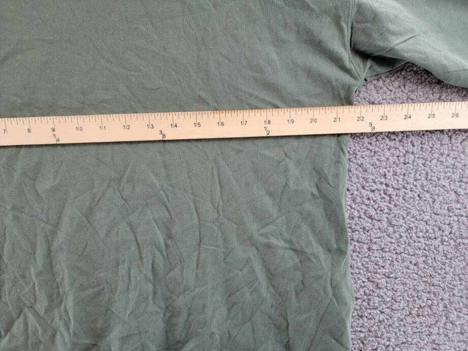 Calvin Klein Performance Long Sleeve Crew Neck Top Women's L Olive Green Solid