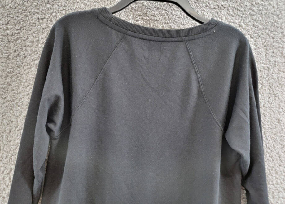 ID Ideology Active Butter Long-Sleeve Thumbhole Tunic Top Women's XS Deep Black