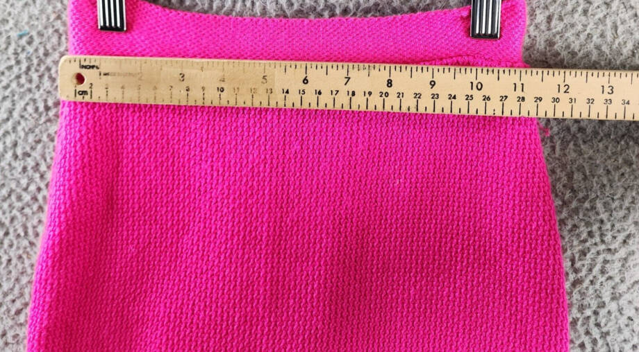 AQUA Crochet A-Line Skirt Girls' M (9-10) Hot Pink Solid Elastic Waist Pull On