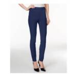 Style & Co Petite Tummy Comfort Leggings Women's PS Industrial Blue Pull On