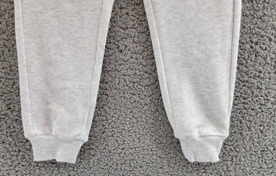 Miles The Label Fleece Jogger Pants Boys 5Y Light Heather Grey Drawstring Waist