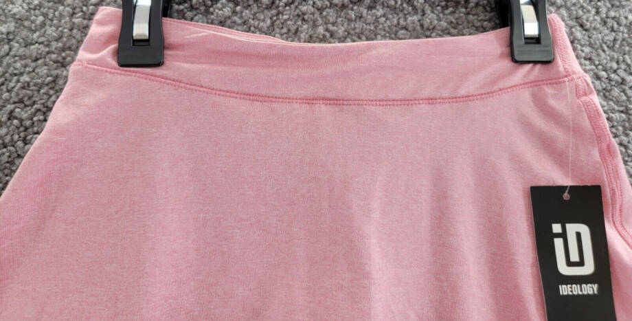 ID Ideology Jersey Skort Girls 6 Wild Rose Heather Elastic Waist Pull On