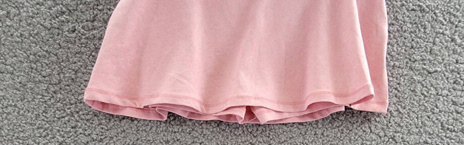 ID Ideology Jersey Skort Girls 6 Wild Rose Heather Elastic Waist Pull On