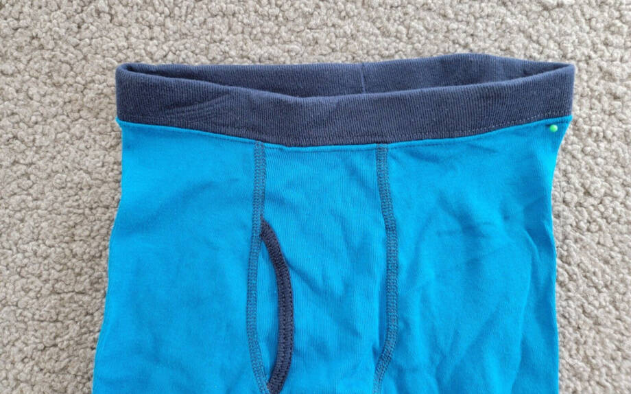 Hanes ComfortSoft Dyed Boxer Brief Boys M Blue/Navy Colorblocked Elastic Waist +