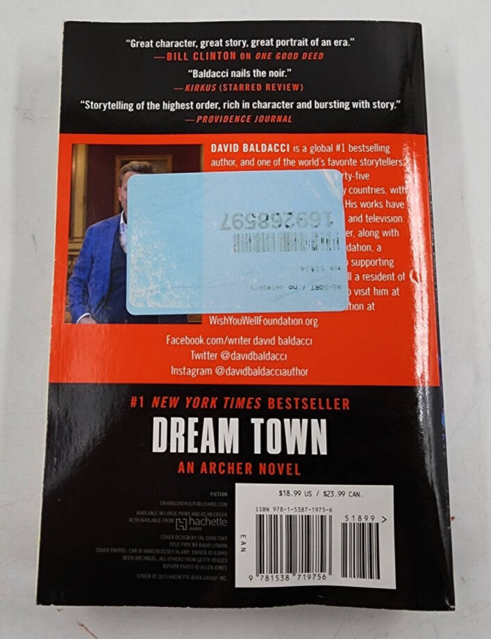 Dream Town - (An Archer Novel) by David Baldacci Paperback