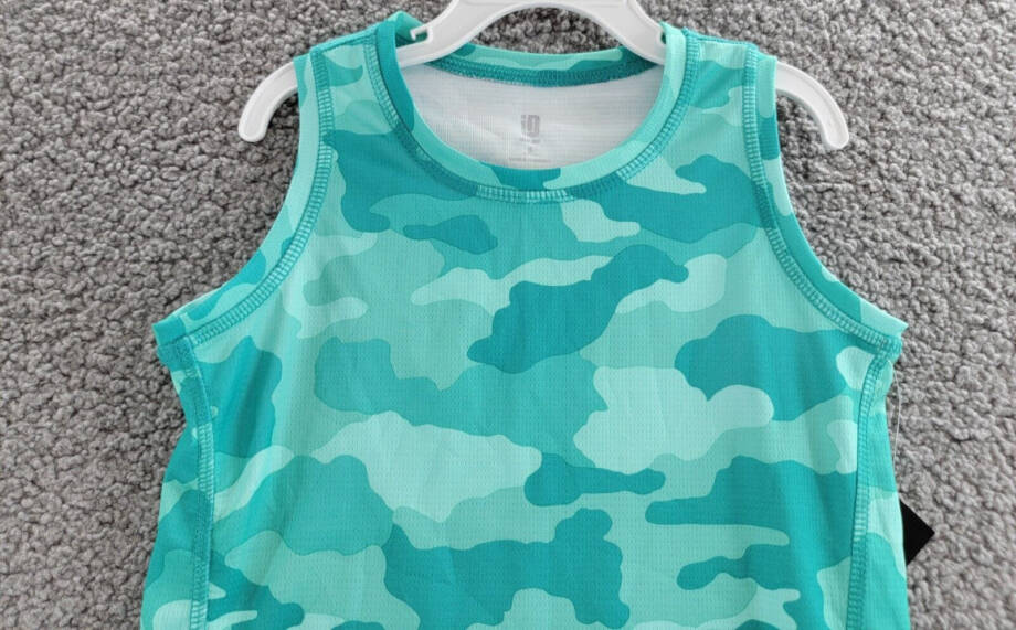 ID Ideology Cassandra Camo Sleeveless Tank Little Boys 5 Tropical Surf Pullover