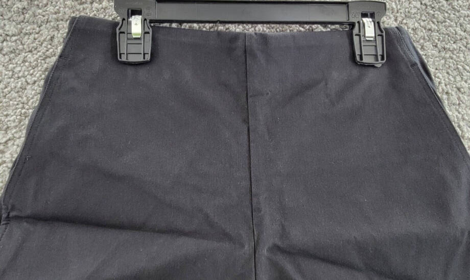 Lyssé Waikiki Stretch Twill Shorts Women's XS Black Pullover Elastic Back Waist~