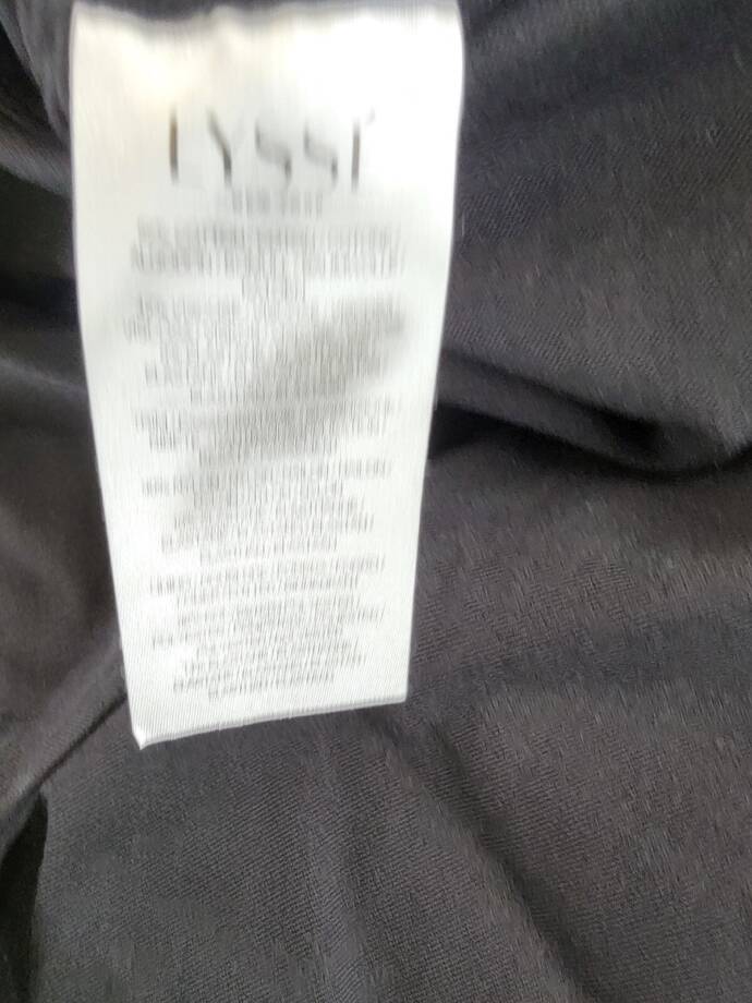 Lyssé Waikiki Stretch Twill Shorts Women's XS Black Pullover Elastic Back Waist~