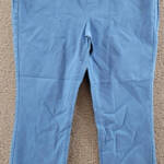 NYDJ Sheri Frayed Hem Ankle Slim Jeans Womens 16 Parisian Blue Pocket Zip Button