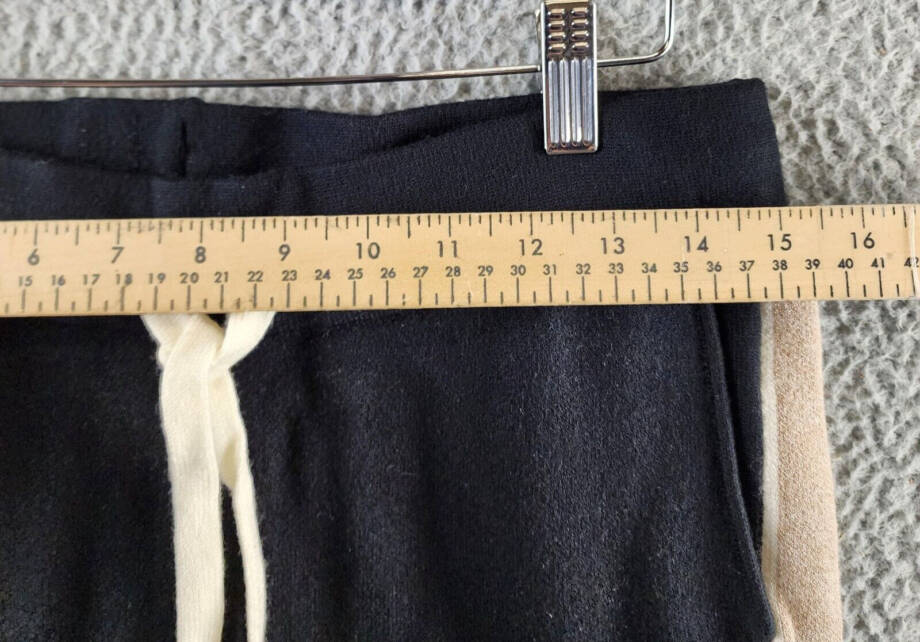 MONROW Super Soft Knit Joggers Women's M Black Multi Pockets Drawstring Waist