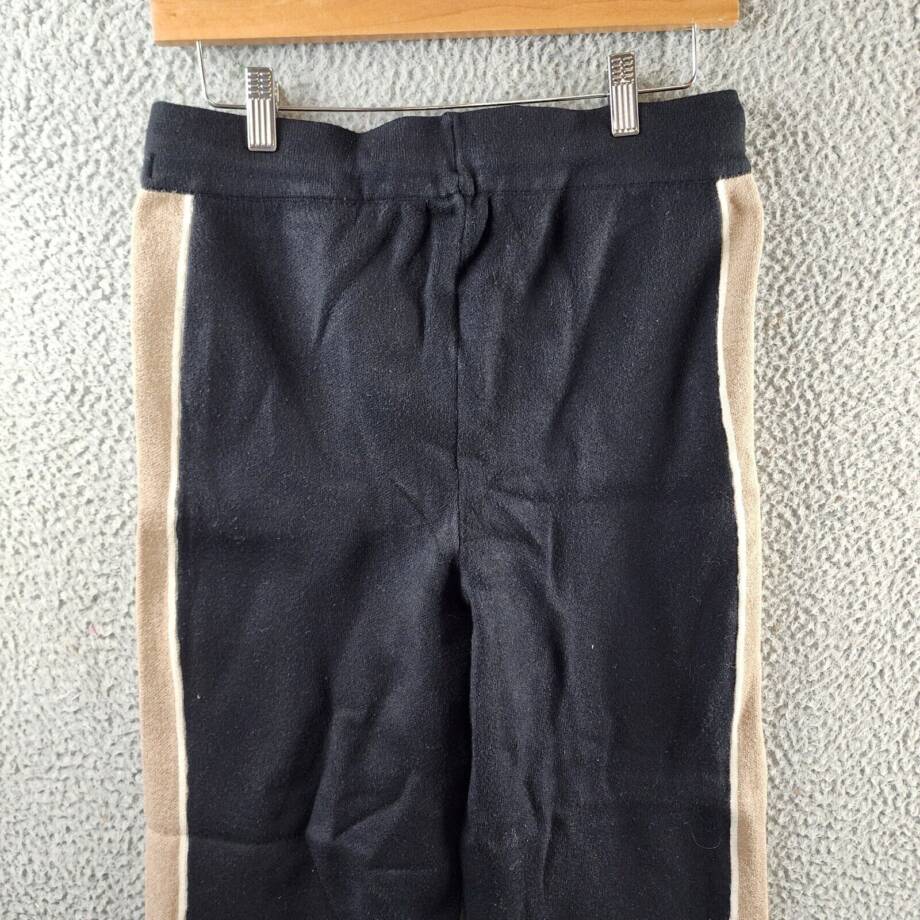 MONROW Super Soft Knit Joggers Women's M Black Multi Pockets Drawstring Waist