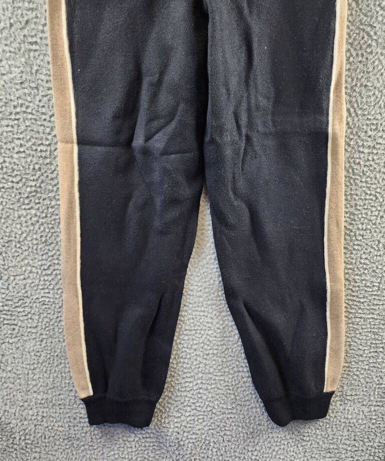 MONROW Super Soft Knit Joggers Women's M Black Multi Pockets Drawstring Waist