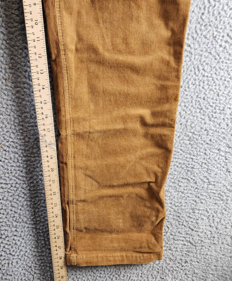 Polo Ralph Lauren Stretch Corduroy Pant Boys' 20 Brown Belt Loops Elastic Waist~