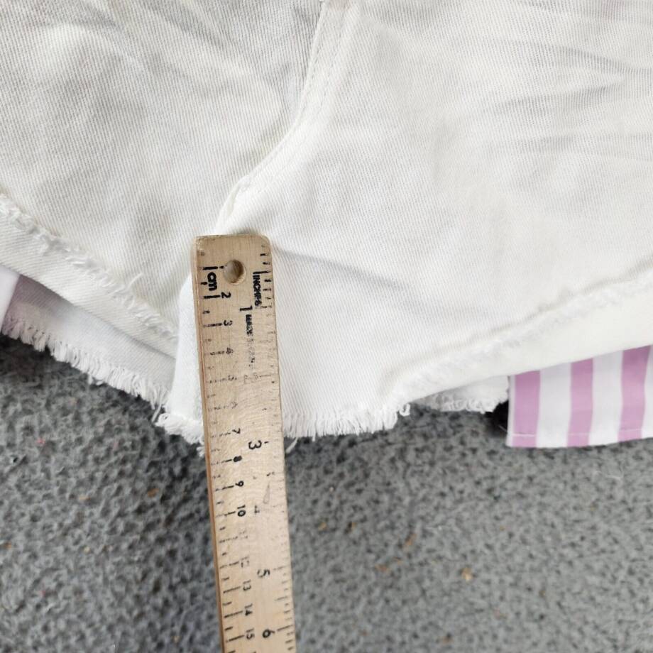 Habitual Kids Exposed Pocket Denim Shorts Big Kids Girls 14 White High Rise~