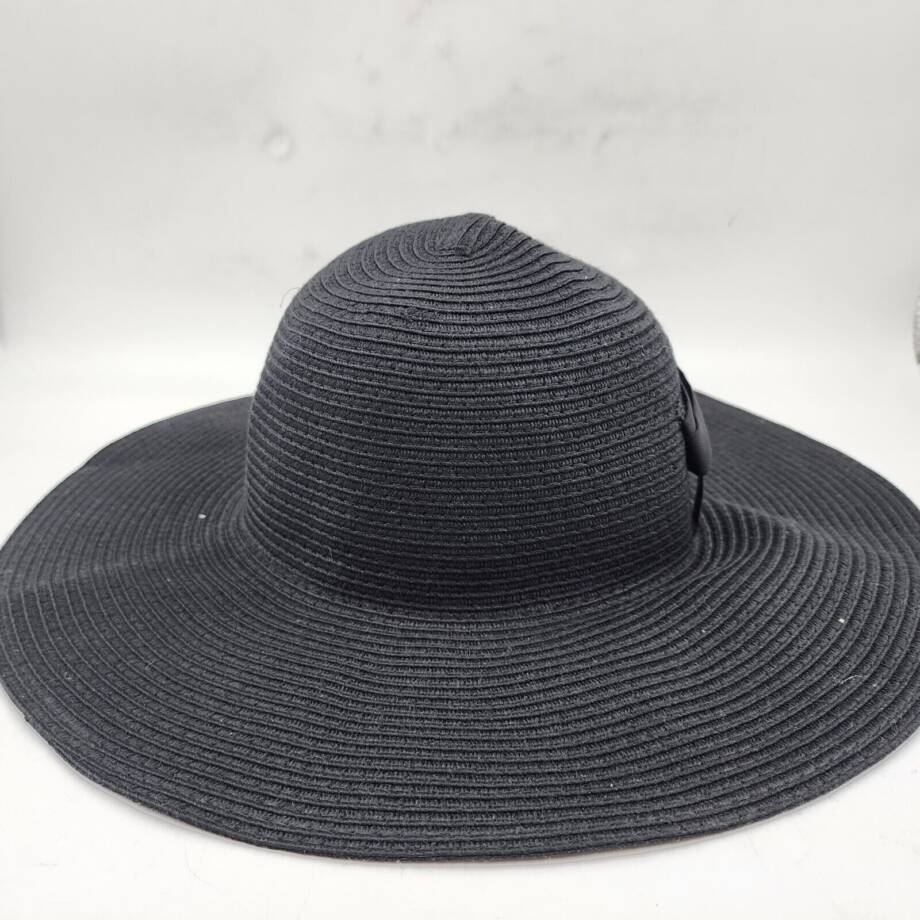 INC International Concepts Removable Tie Packable Floppy Hat Women's O/S Black