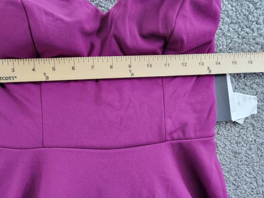 City Studio Sweetheart-Neckline Fit & Flare Dress Juniors' 9/10 Orchid Back Zip