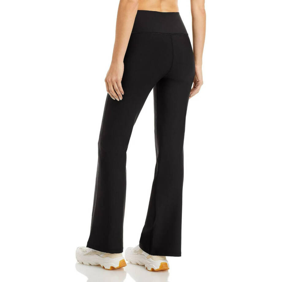 AQUA Athletic High Rise Bootcut Leggings Women's XS Black Pull On Style Pockets