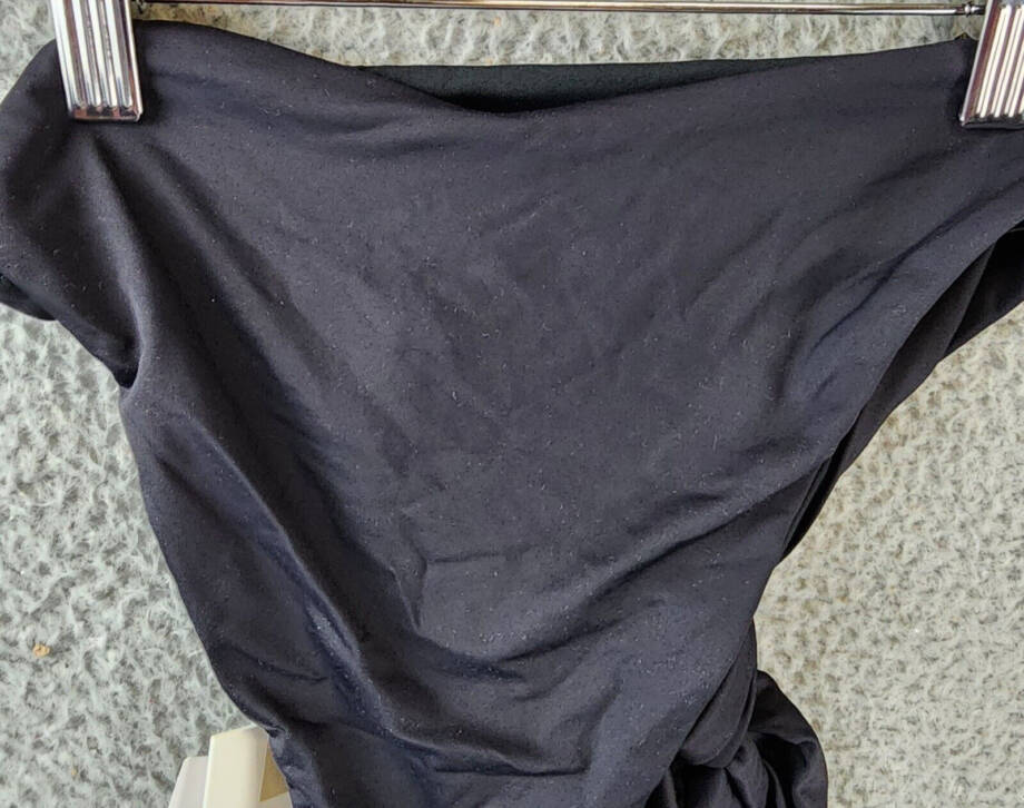 Good American 10 Ways to Wear Bikini Bottoms Women's 1 Black Elastic Waist~