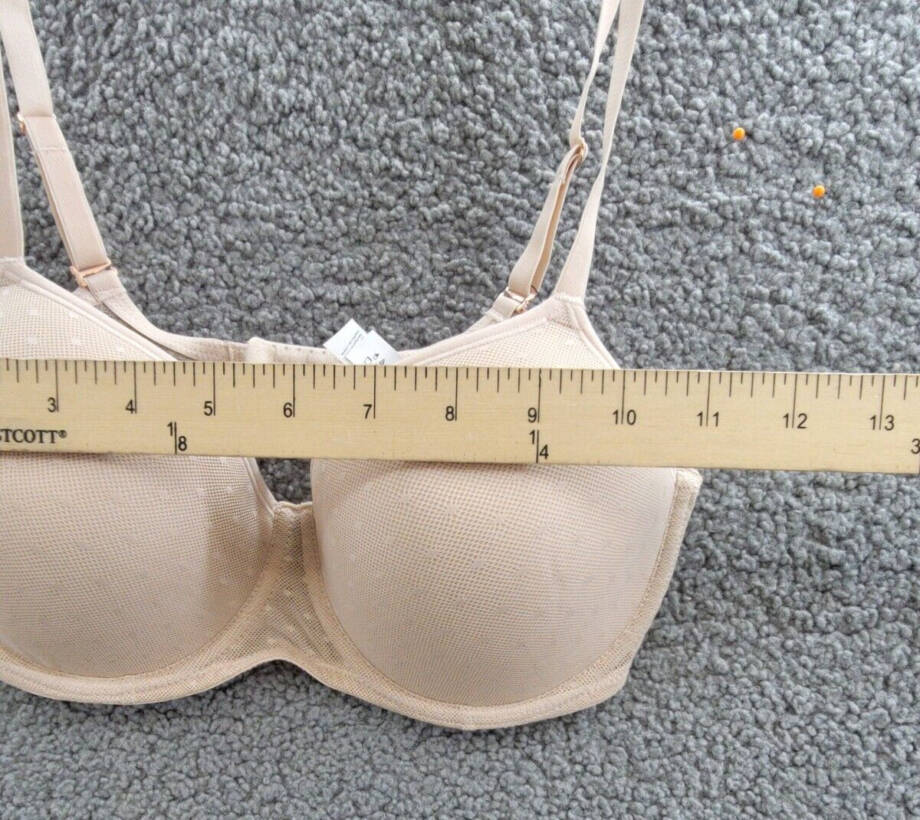 Skarlett Blue Dotty Multi Way T-Shirt Bra Women's 34D Cashmere Hook & Eye Back