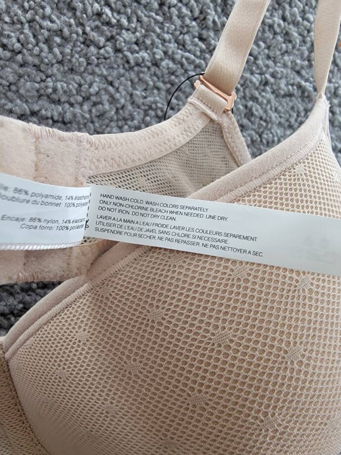 Skarlett Blue Dotty Multi Way T-Shirt Bra Women's 34D Cashmere Hook & Eye Back