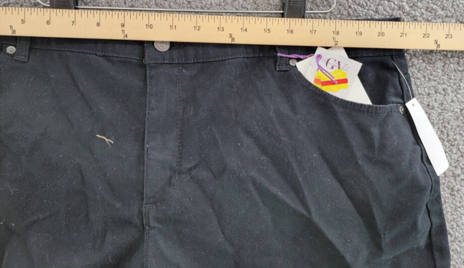 Gloria Vanderbilt Plus Size Amanda Bermuda Shorts Women's 20W Black Pockets Zip