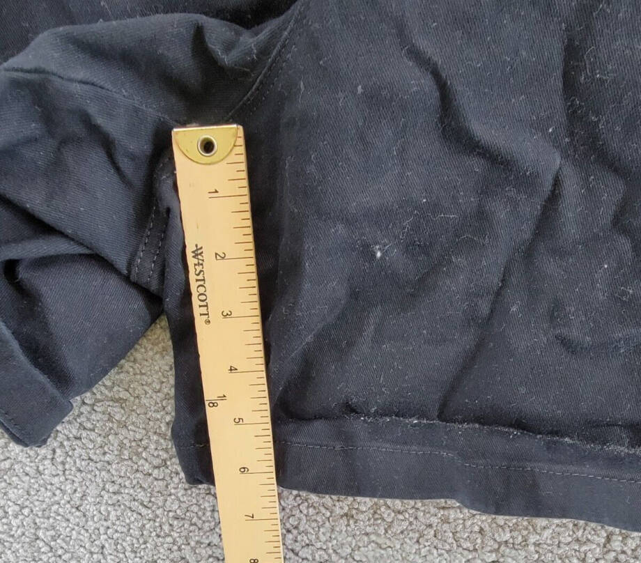 Gloria Vanderbilt Plus Size Amanda Bermuda Shorts Women's 20W Black Pockets Zip