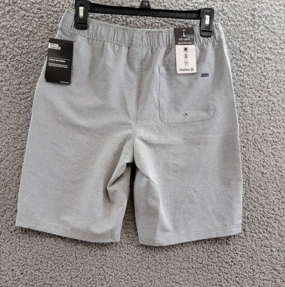 Hurley Phantom Pull-on Walkshorts Big Kids Large 12-13Yrs Cool Grey Pullon