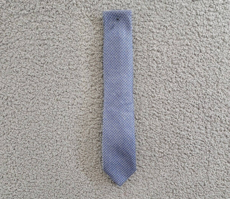 Perry Ellis Serrano Mini Neat Tie Men's One Size Navy Adjustable