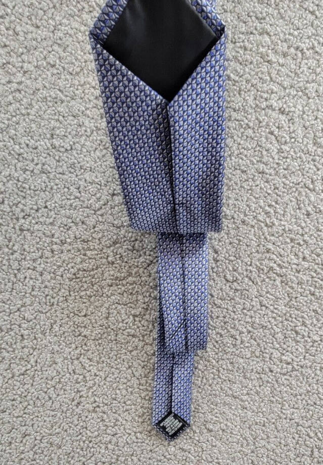 Perry Ellis Serrano Mini Neat Tie Men's One Size Navy Adjustable