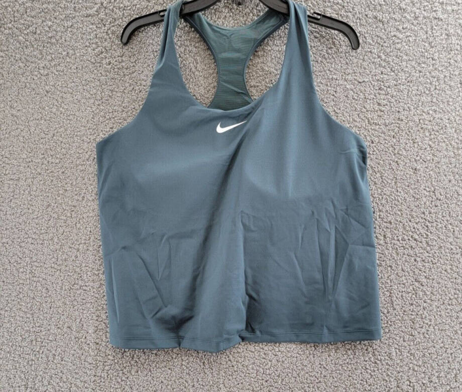 Nike Plus Size Active Medium-Support Padded Sports Tank Top Women's 2X Pullover