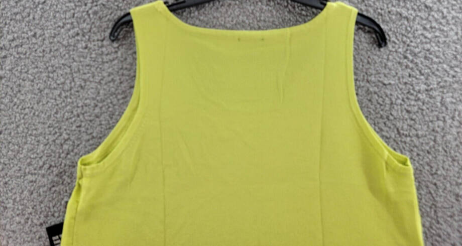 Jones New York Scoop Neck Knit Tank Top Women's XL Celadon Sleeveless Pullover
