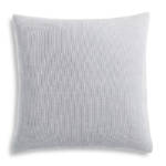 Hudson Park Collection Diffused Geo Euro Pillow Sham 26inx26in Gray Zip Closure+