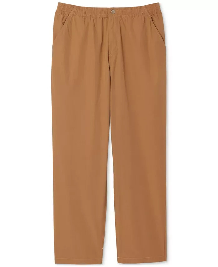 Lacoste Relaxed Fit Track Pants Men's XXL Croissant-Farine Button Zip Closure