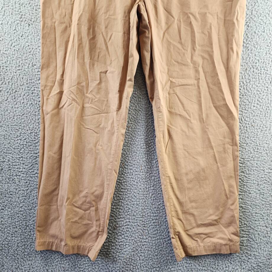 Lacoste Relaxed Fit Track Pants Men's XXL Croissant-Farine Button Zip Closure