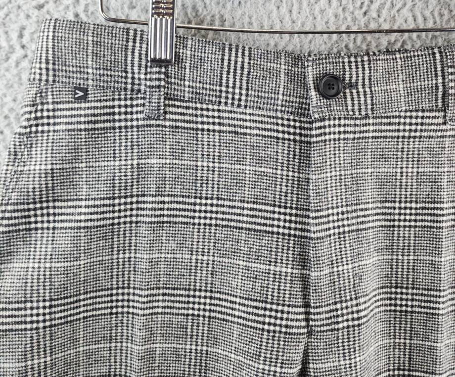BOSS Hugo Boss P-Perin Wool-Blend Trouser Men's 32 Black Zip Fly Button Closure