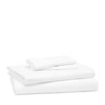 Sferra 800-Thread Count Matera Full Sheet Set 84in x 110in White