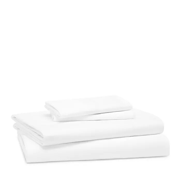 Sferra 800-Thread Count Matera Full Sheet Set 84in x 110in White
