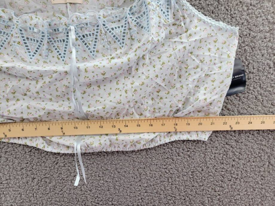 Lucky Brand Floral-Print Cropped Camisole Top Women's XXL Multi Pullover Style